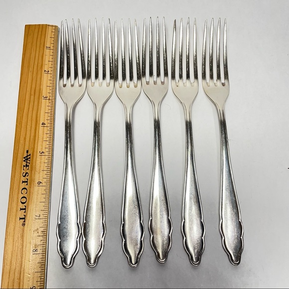 Vintage German Silver Plate Forks Marked Silber 90 - Picture 3 of 6
